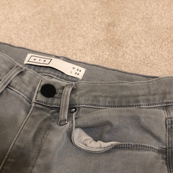 AYR The Skinny Grey W24 GUC - Picture 7 of 9